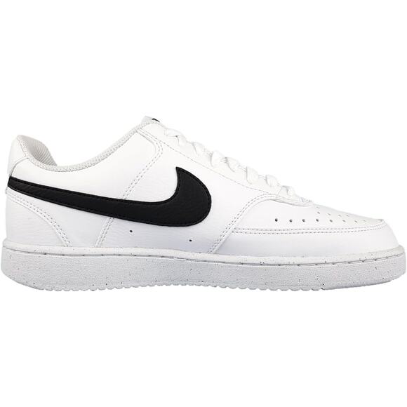 NWT Nike Men\'s Low-Top Sneakers, White/Black-Size 10.5